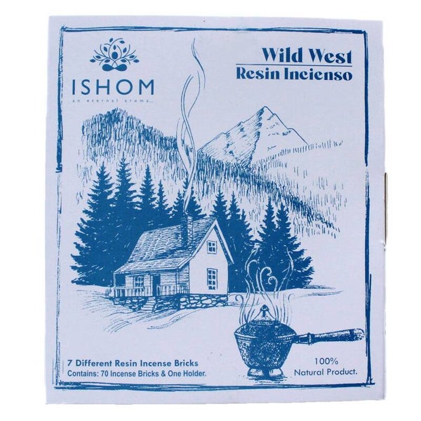 Natural Incense Smudge Bricks and Burner - Wild West.