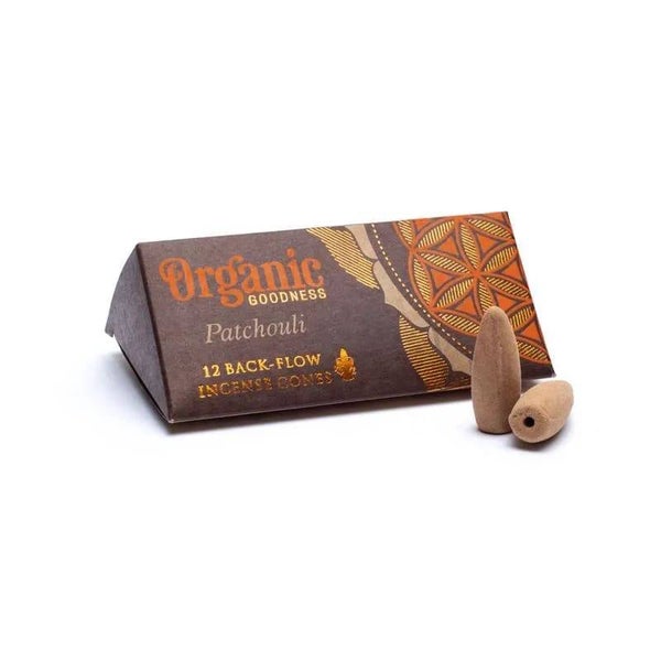 Organic Goodness backflow wierookkegels - Patchouli.