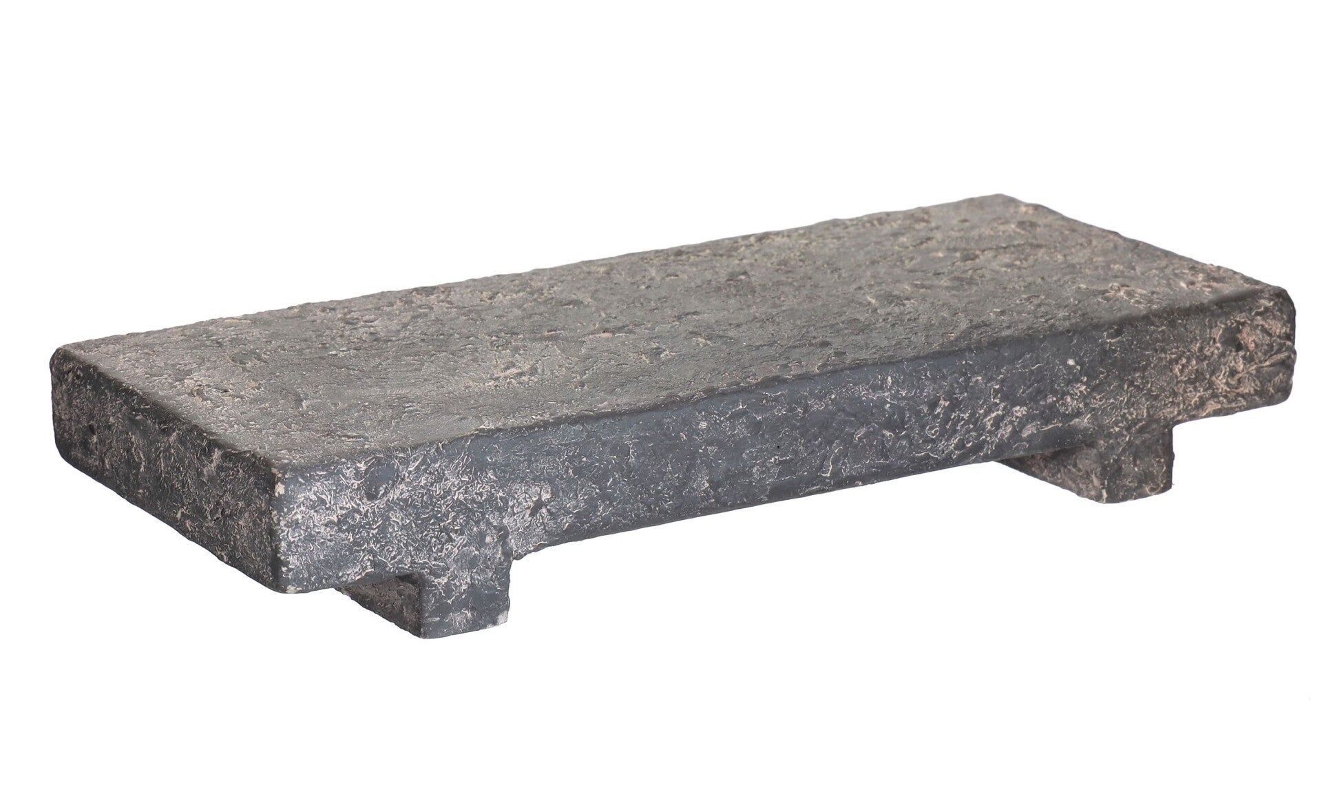 Donker grijze Decoratie Presenteer Plateau voor Amberblokjes.