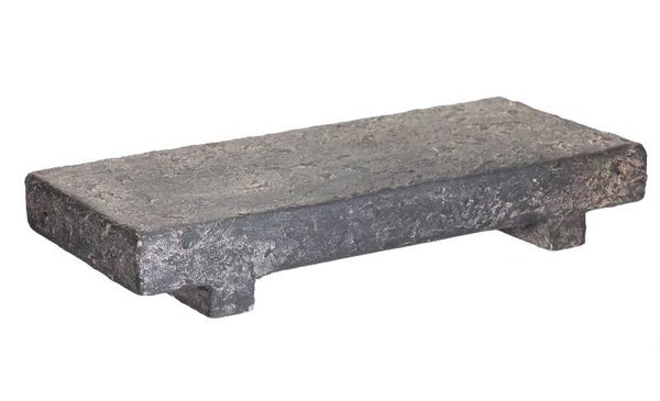 Donker grijze Decoratie Presenteer Plateau voor Amberblokjes.