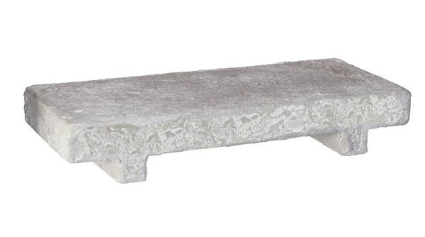 Licht grijze Decoratie Presenteer Plateau voor Amberblokjes.