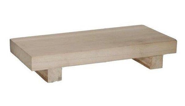 Houten Decoratie Presenteer Plateau voor Amberblokjes.