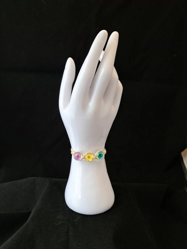 Pressed Flowers armband.