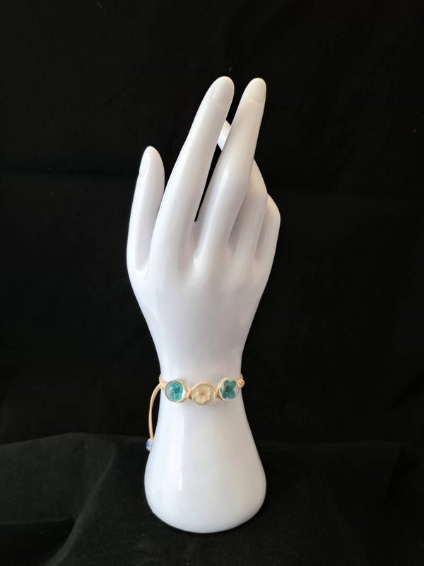 Pressed Flowers armband.