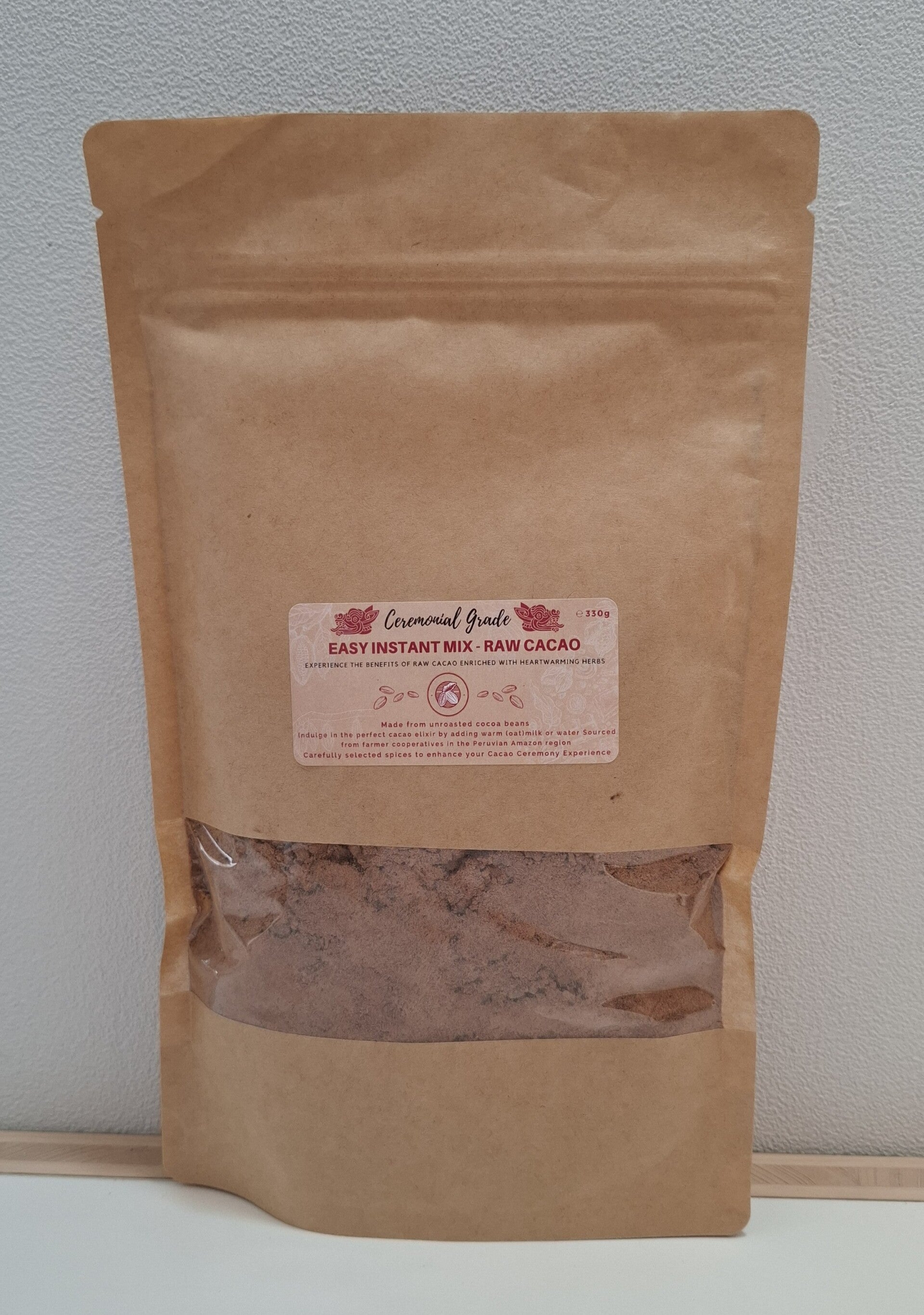Raw Cacao Easy Instant Mix.