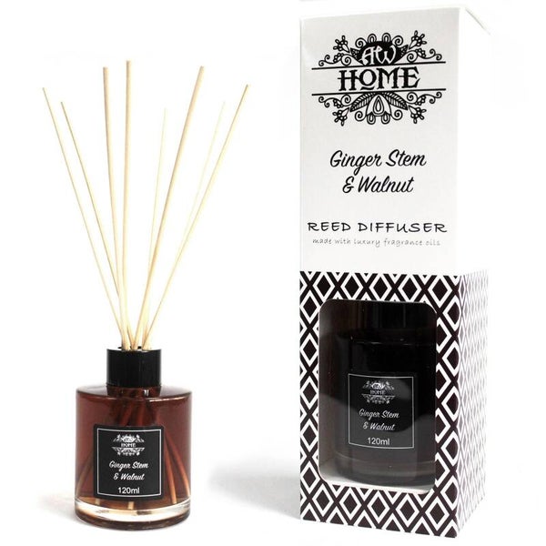 Reed Diffuser - Ginger Stem & Walnut.
