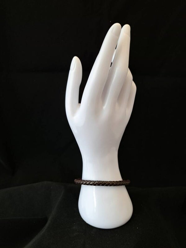 Ronde leren armband 4.