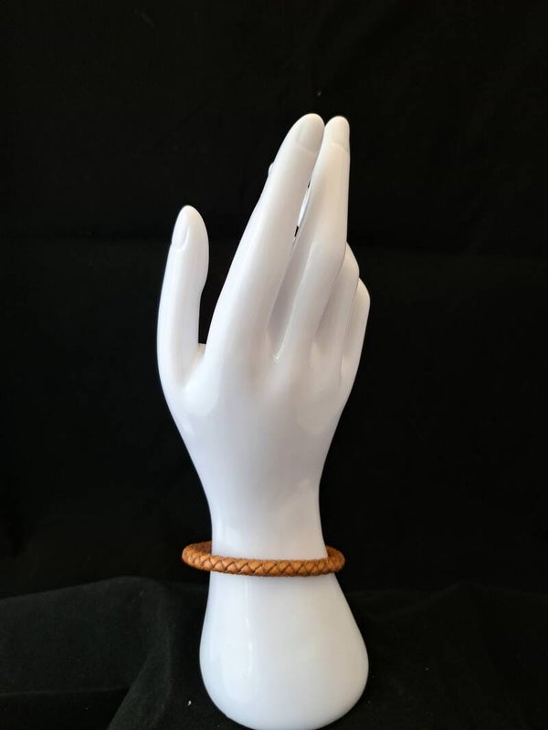 Ronde leren armband 8.