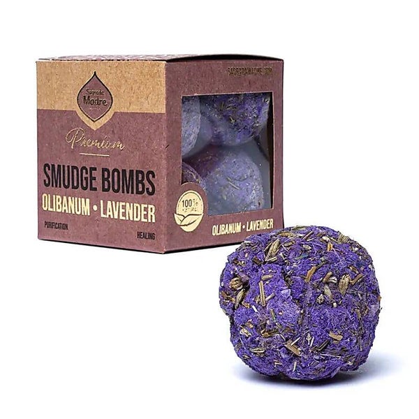 Sagrada Madre Premium Smudge Bombs - Olibanum & Lavendel.