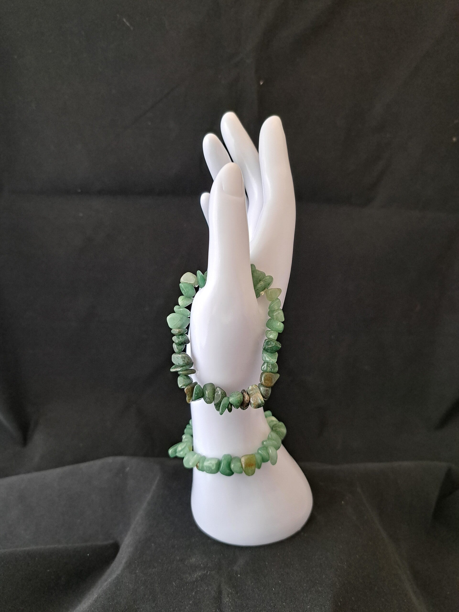 Splitarmband - Groene Aventurijn.