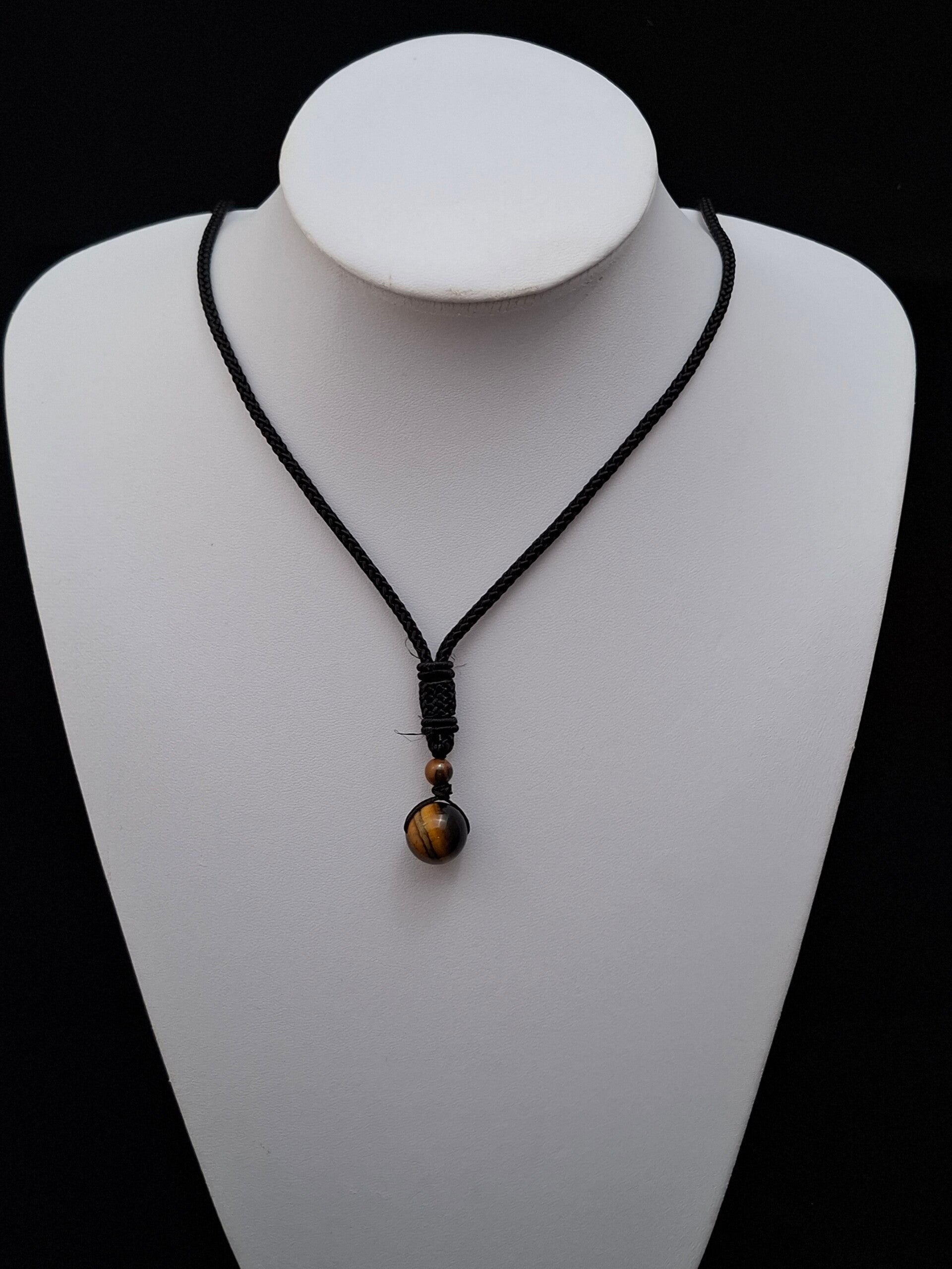 Touwketting - Tijgeroog Bal.