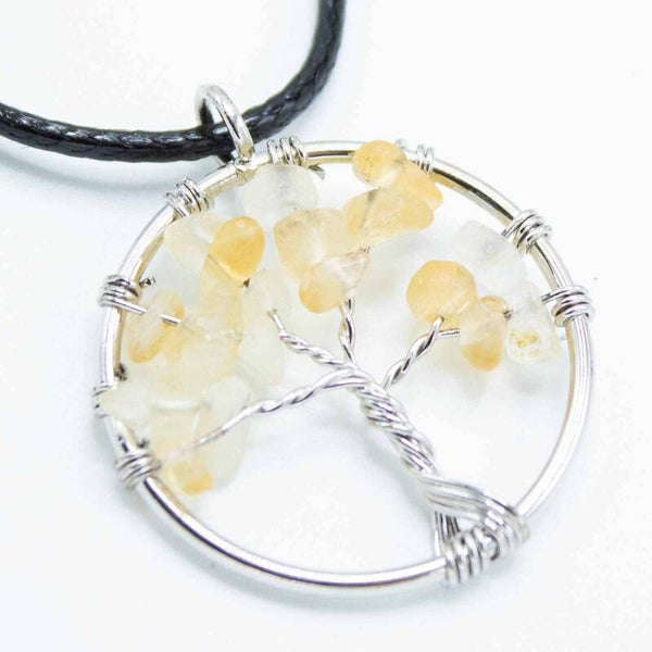 Tree of Life Pendant - Carnelian.