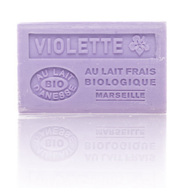 Savon de Marseille - Violette. (Viooltjes)