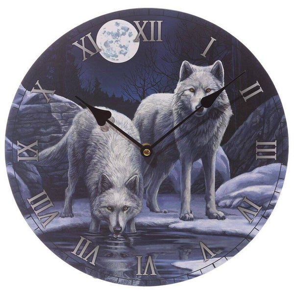 Wandklok Wolf – Krijgers van de Winter.