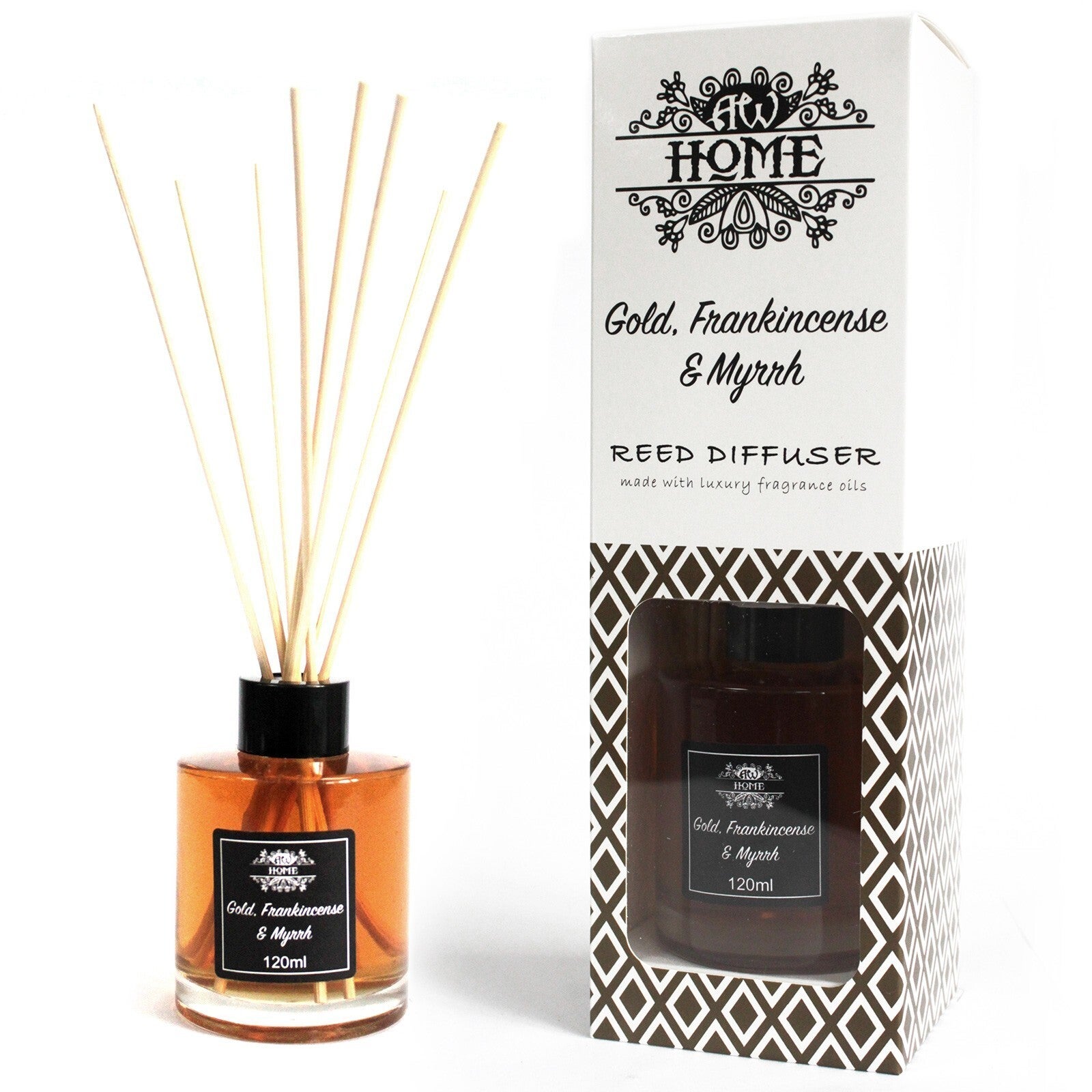Reed Diffuser - Gold, Frankincense & Myrrh.