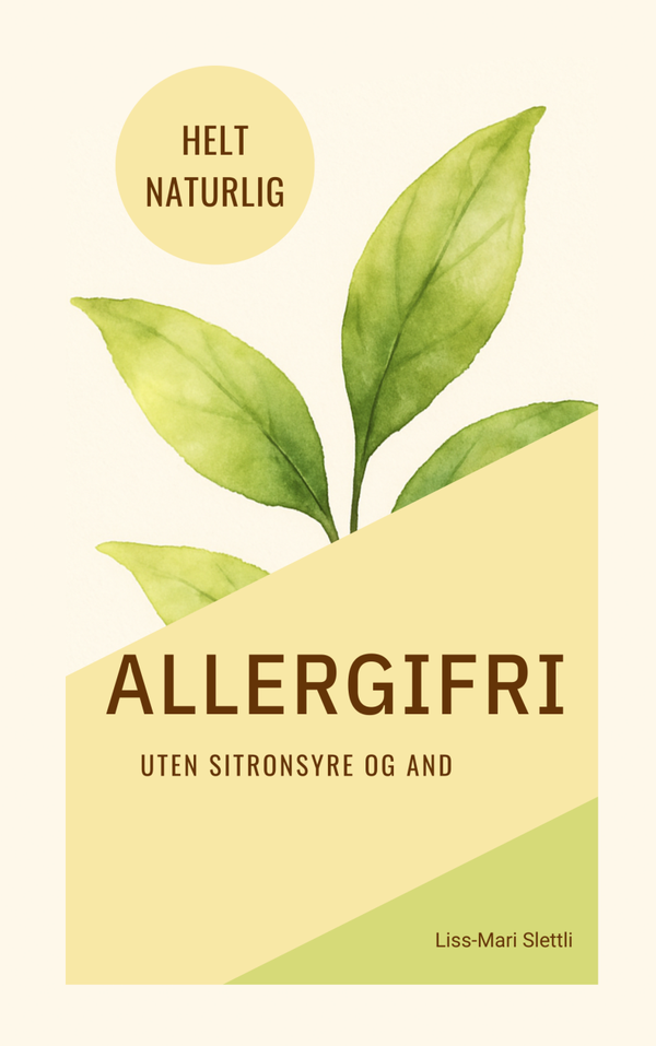 Allergifri uten sitronsyre og AND