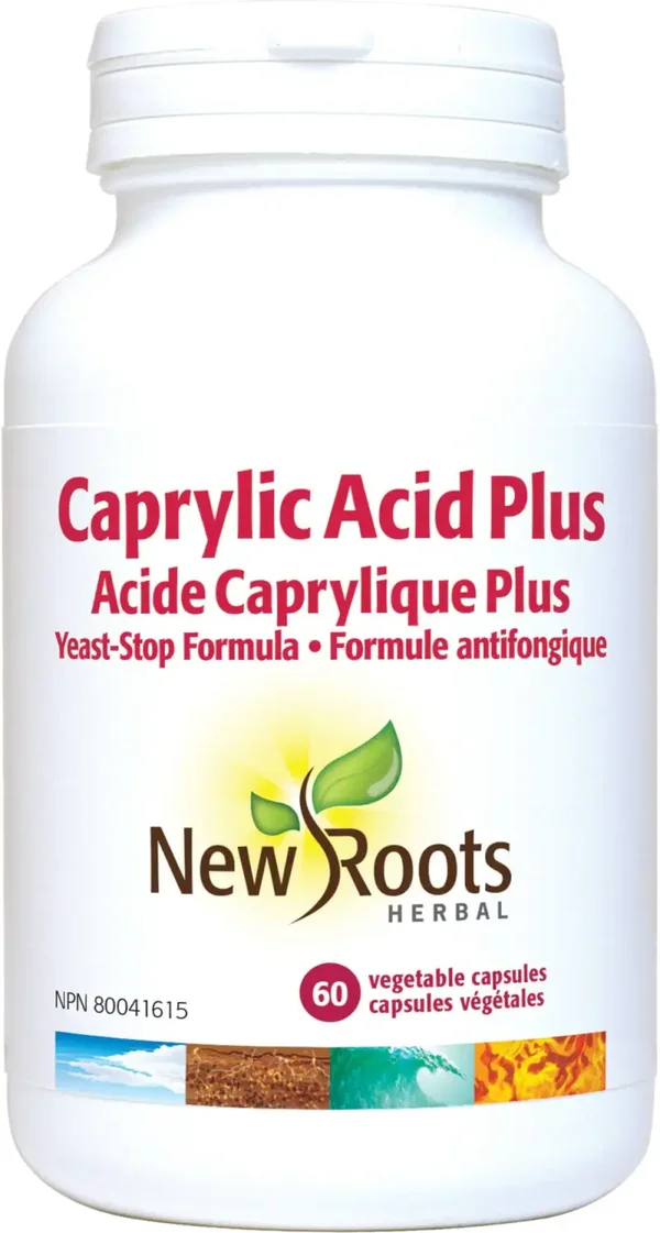 New Roots Herbal Acide caprylique plus 60vcaps