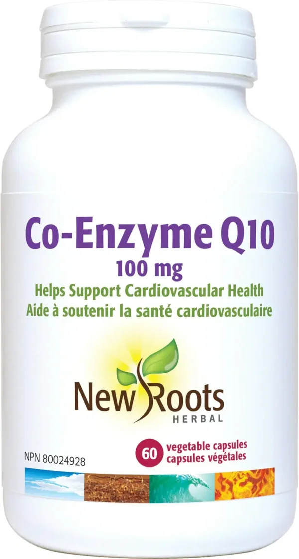 New Roots Herbal Co-enzyme-Q10 (100mg) 60caps