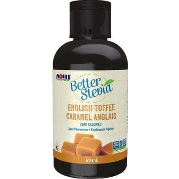 Now Extrait de stevia caramel anglais 60ml