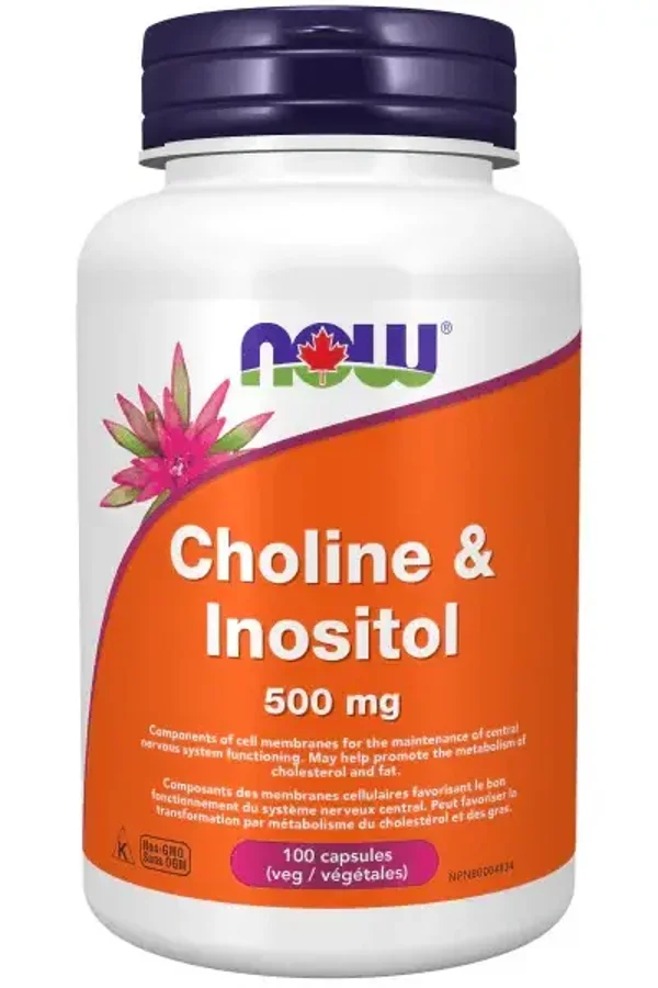 Now Choline et inositol 100vcaps