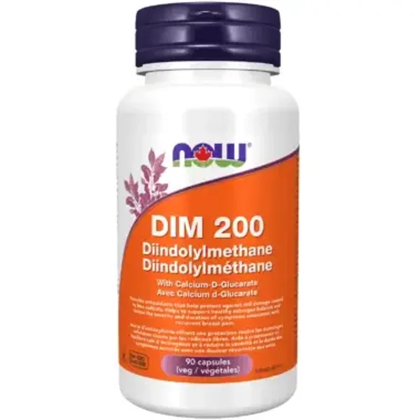Now DIM calcium d-glucara 200mg 90vcaps