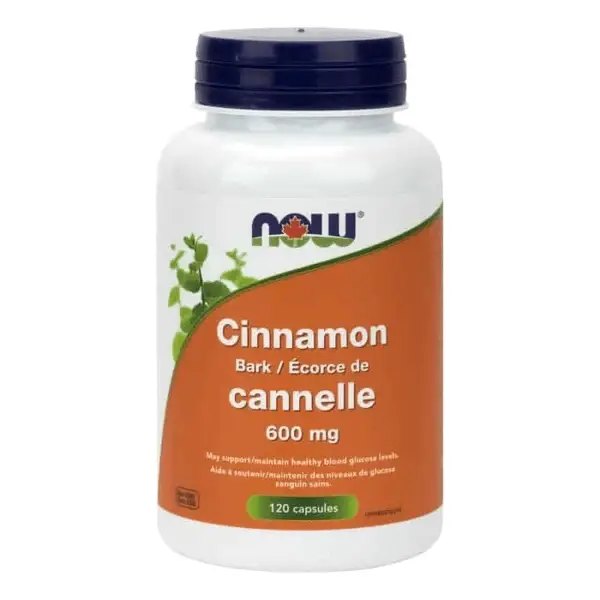 Now Écorce de canelle 600mg 120vcaps