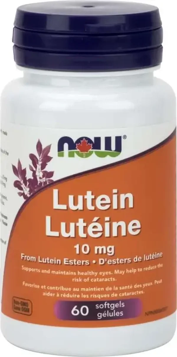 Now Esters de lutéine 10mg 60gel