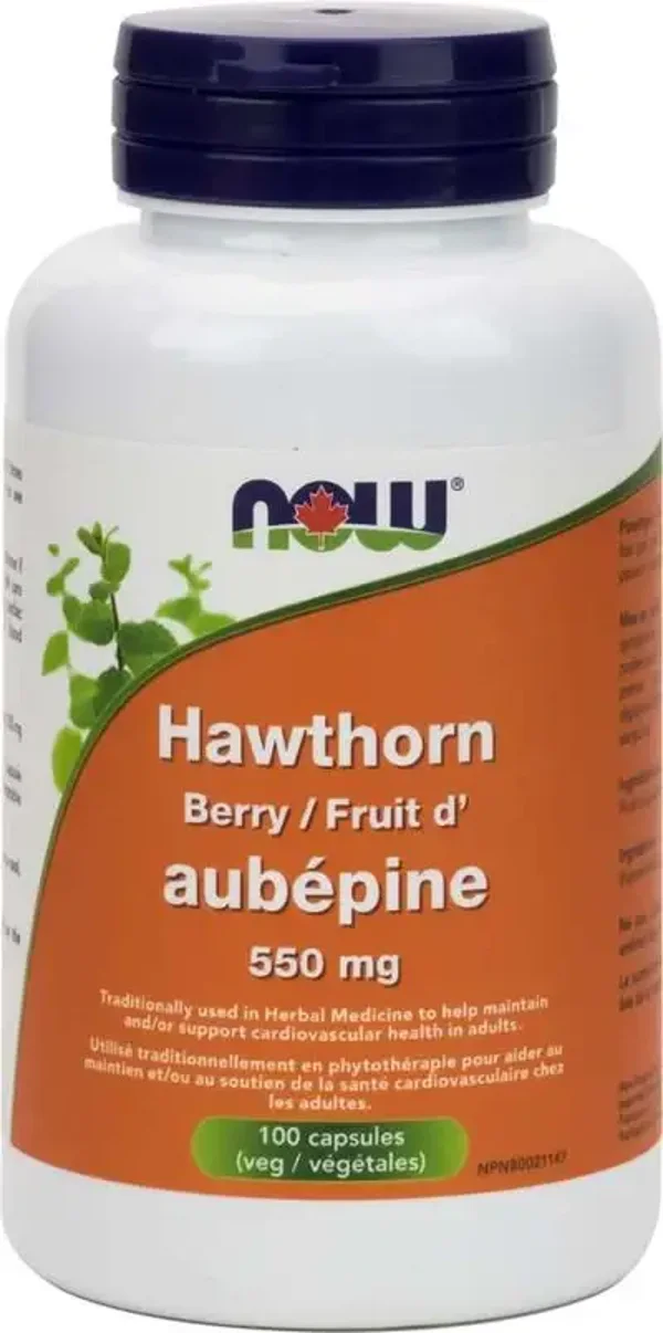Now Fruit d'aubépine 550mg 100caps