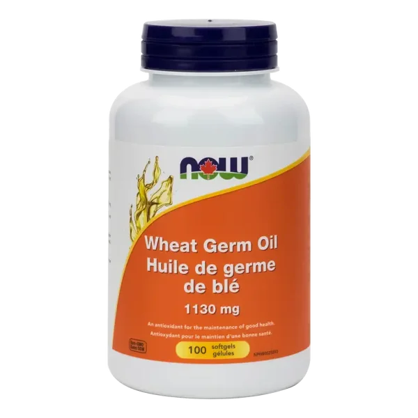 Now Huile de germe de blé 1130mg 100gels