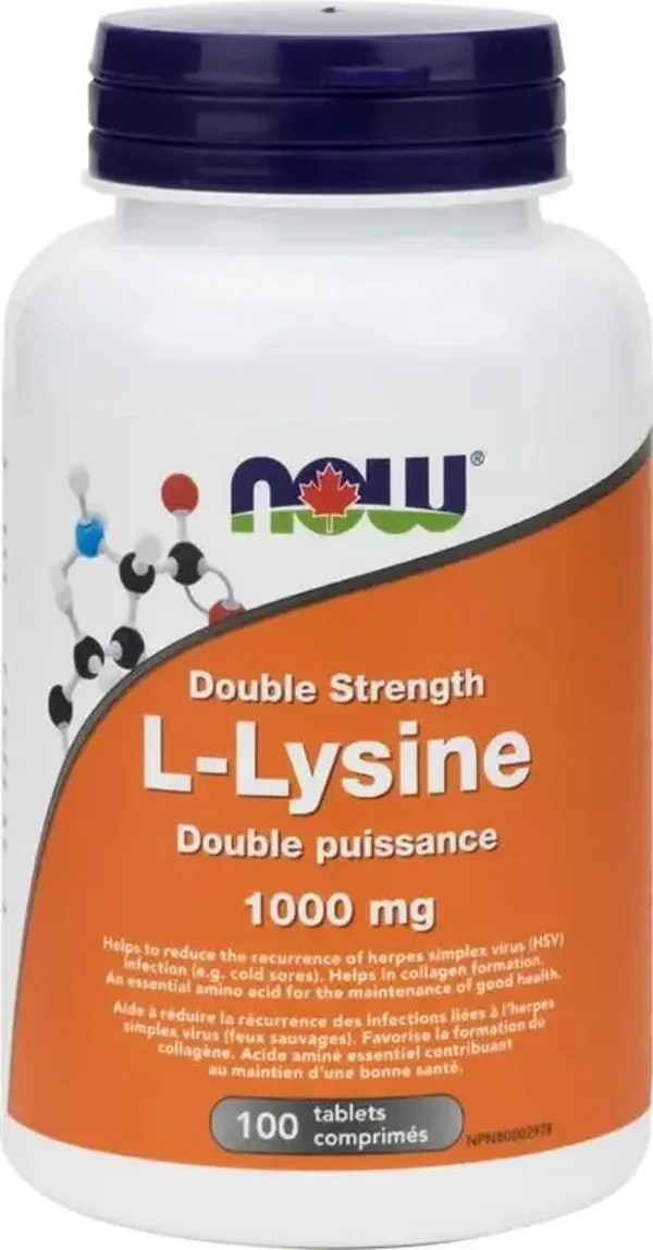 Now L-Lysine 1000mg (extra puissant) 100comp