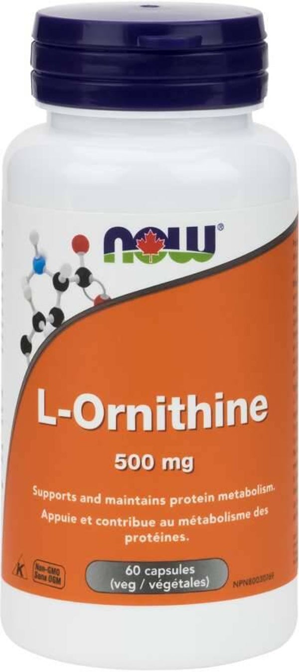 Now L-Ornithine 500mg 60caps