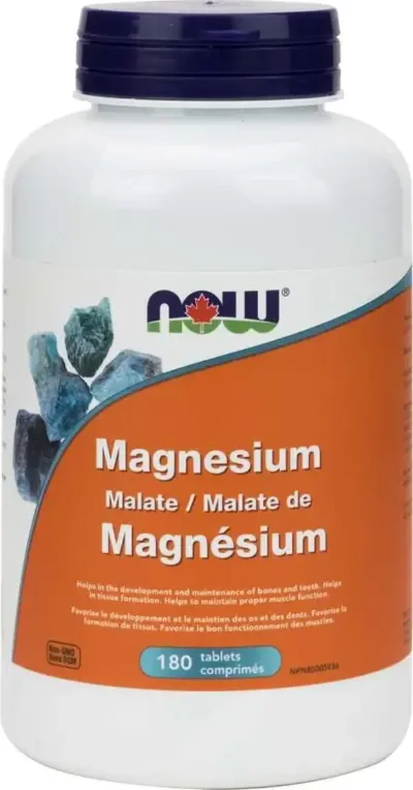 Now Malate de magnésium 180comp