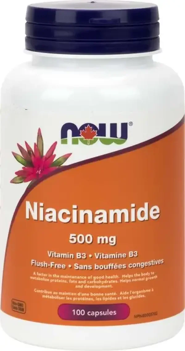 Now Niacinamide 500mg 100caps