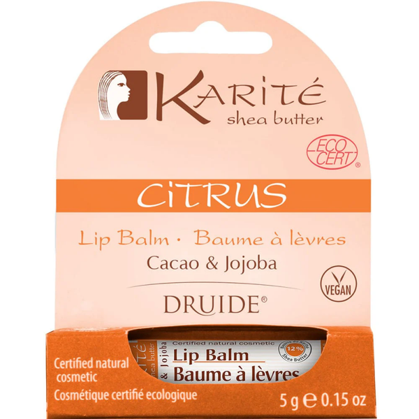 Druide Baume à lèvres karité et citron 5g
