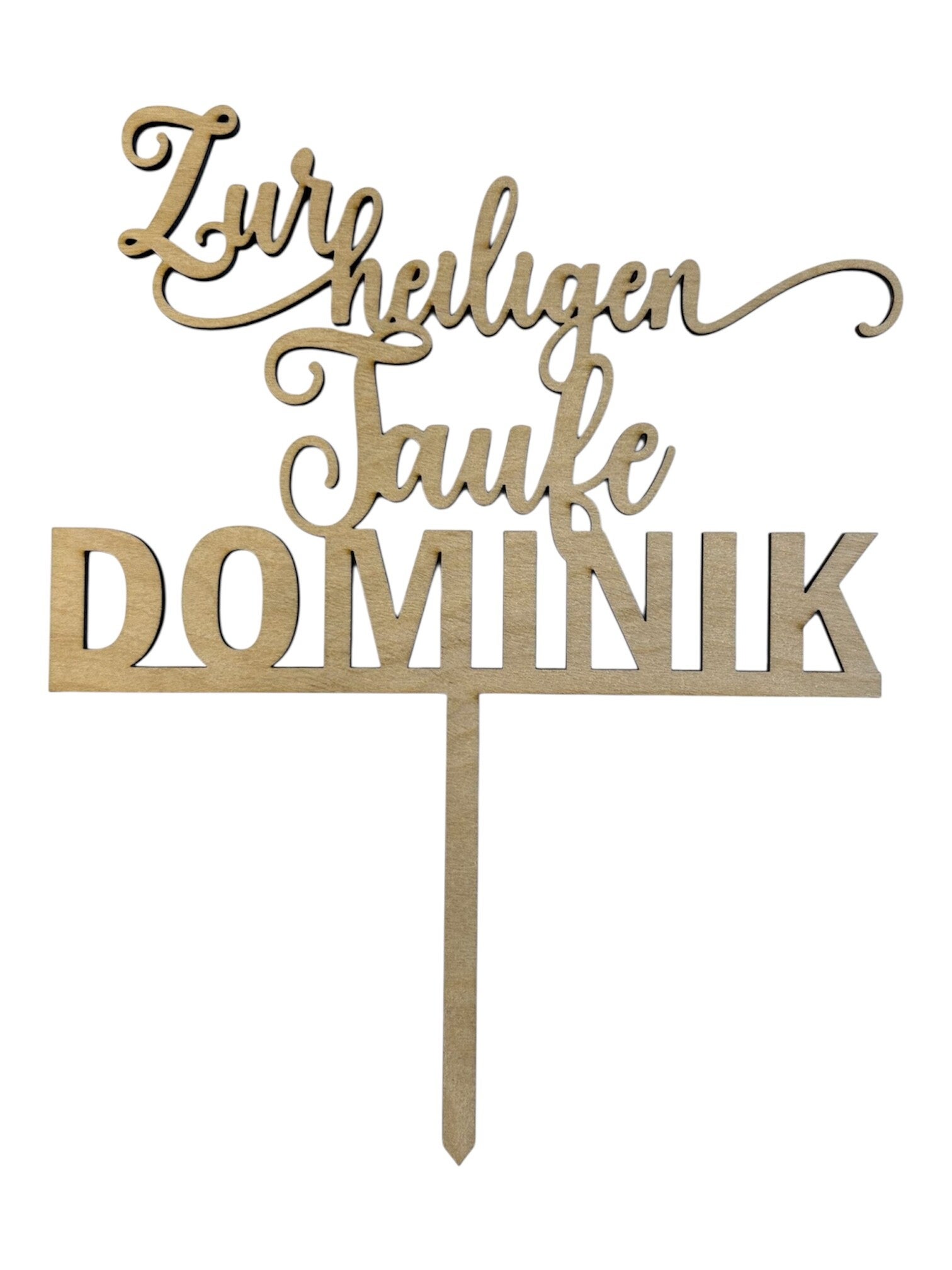 Cake Topper „Zur heiligen Taufe“