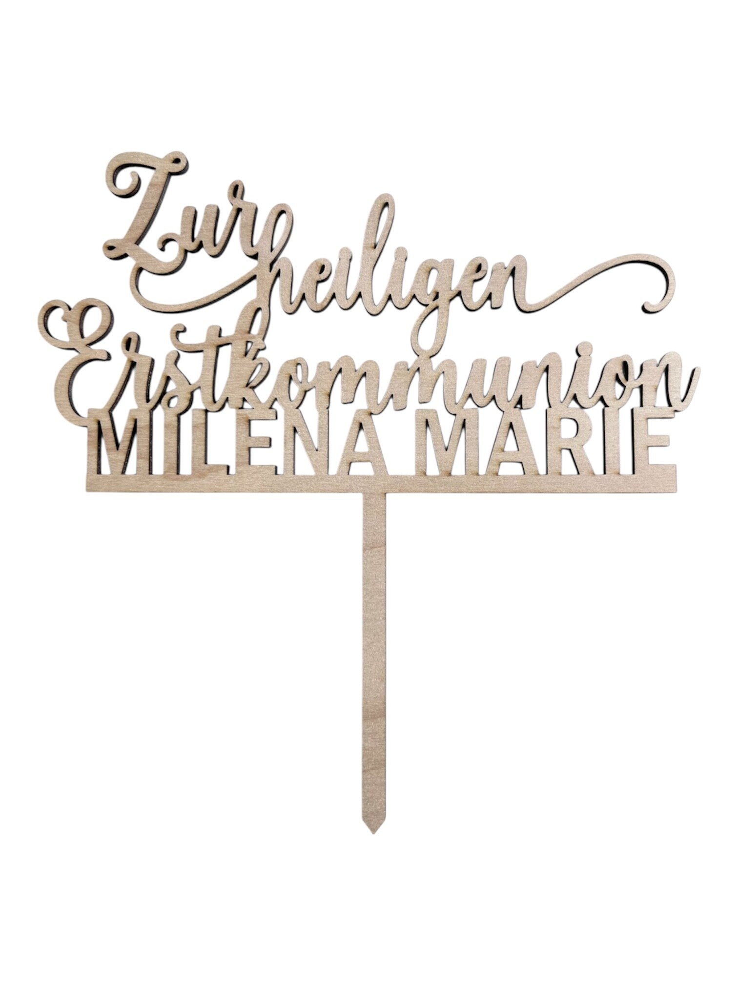 Cake Topper „Zur heiligen Erstkommunion“