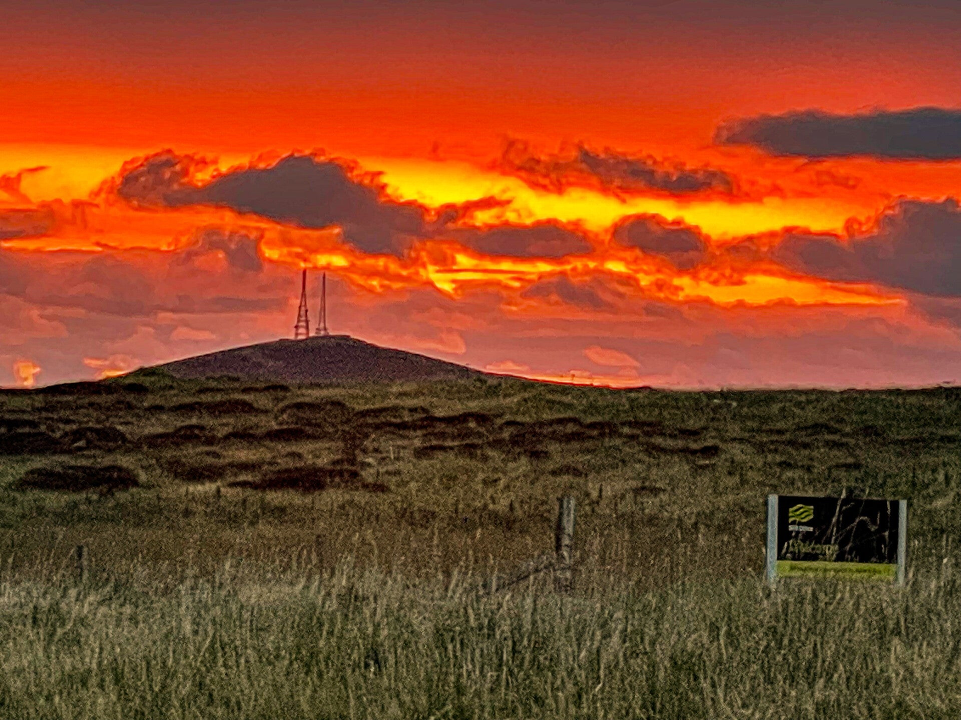 Sunrise over Bressay