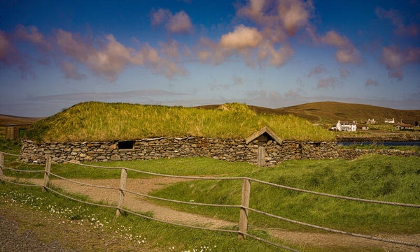 A Viking Longhouse Unst Shetland