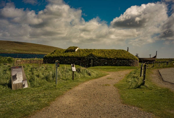 A Viking Longhouse Unst Shetland