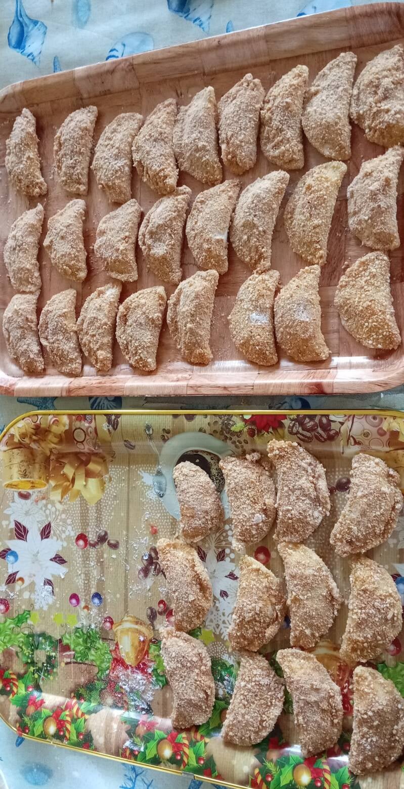 Sofficini pronti per la frittura.
