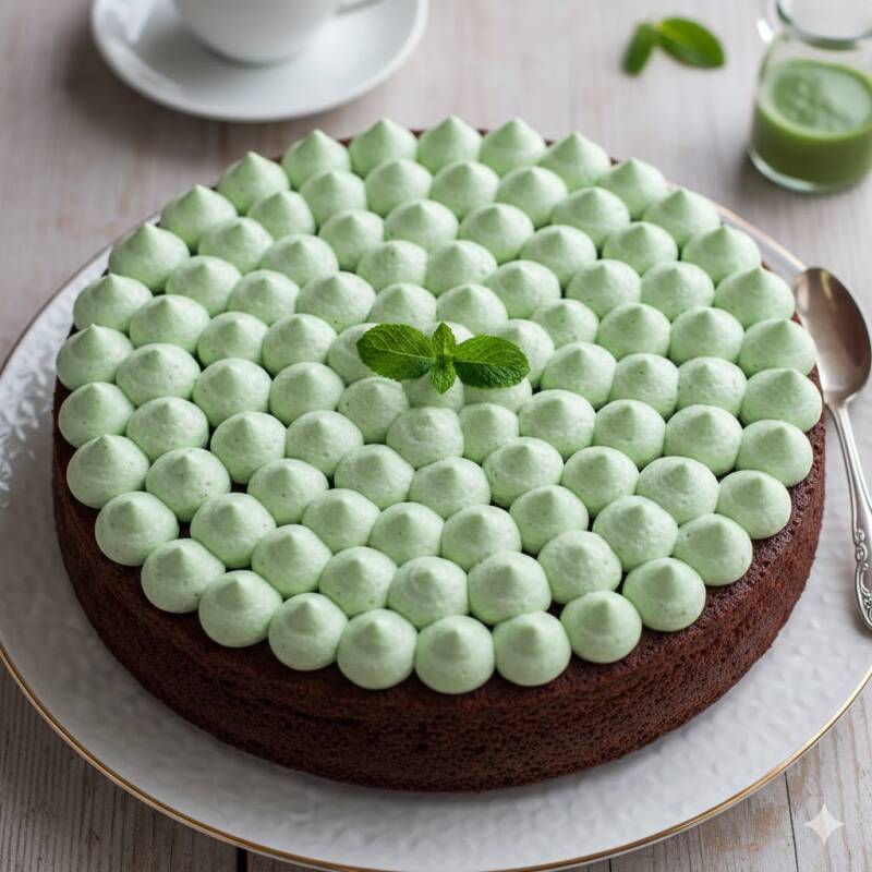 Foto generata grazie all'intelligenza artificiale rappresentante la torta.  