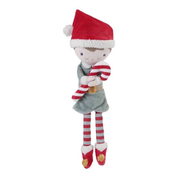 Little Dutch knuffelpop kerst met naam Jim
