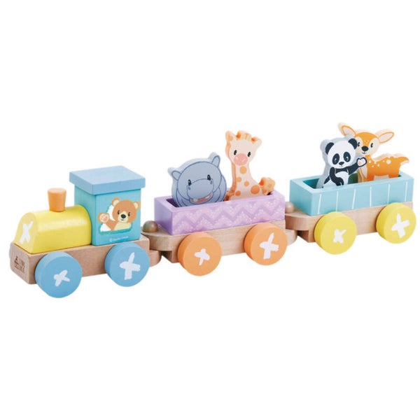 Studio Circus houten dierentrein met naam