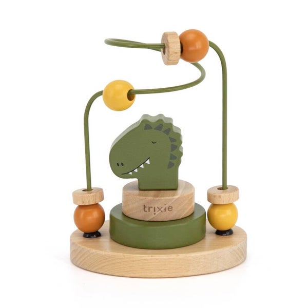 Trixie houten kralenframe dino met naam