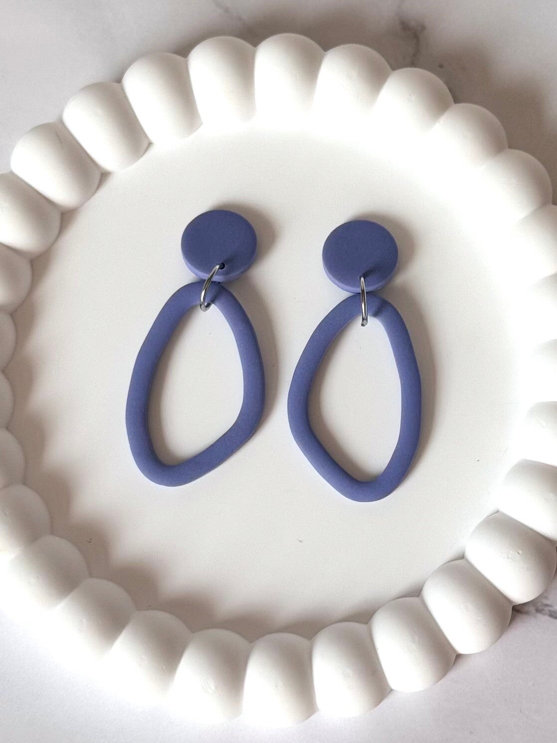 Hoops zacht lila