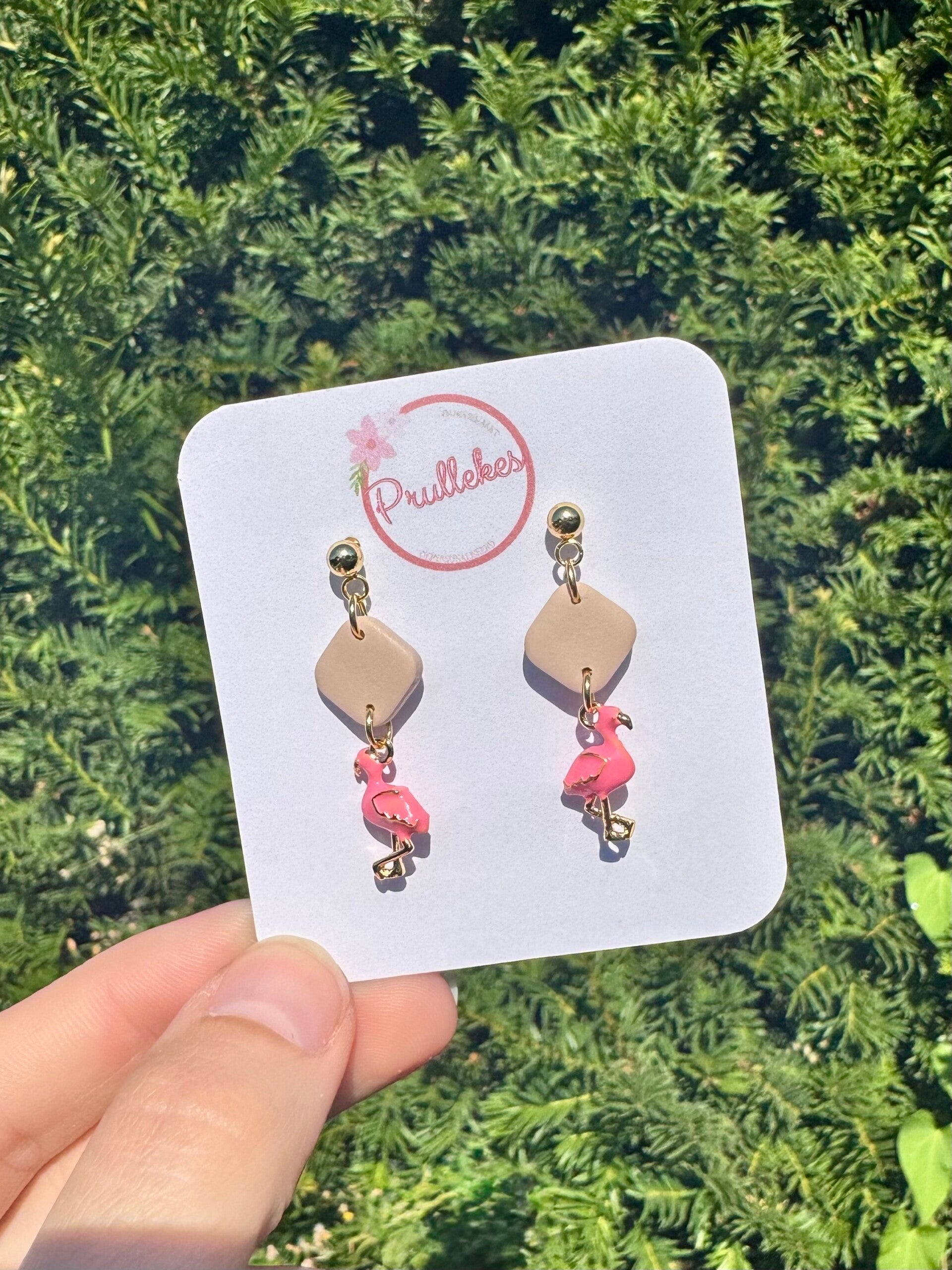 Oorbel Flamingo