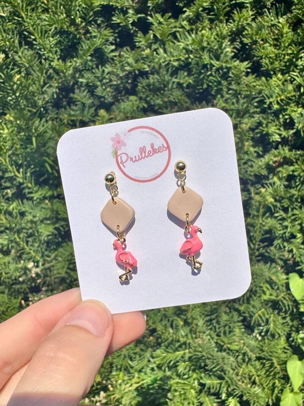 Oorbel Flamingo