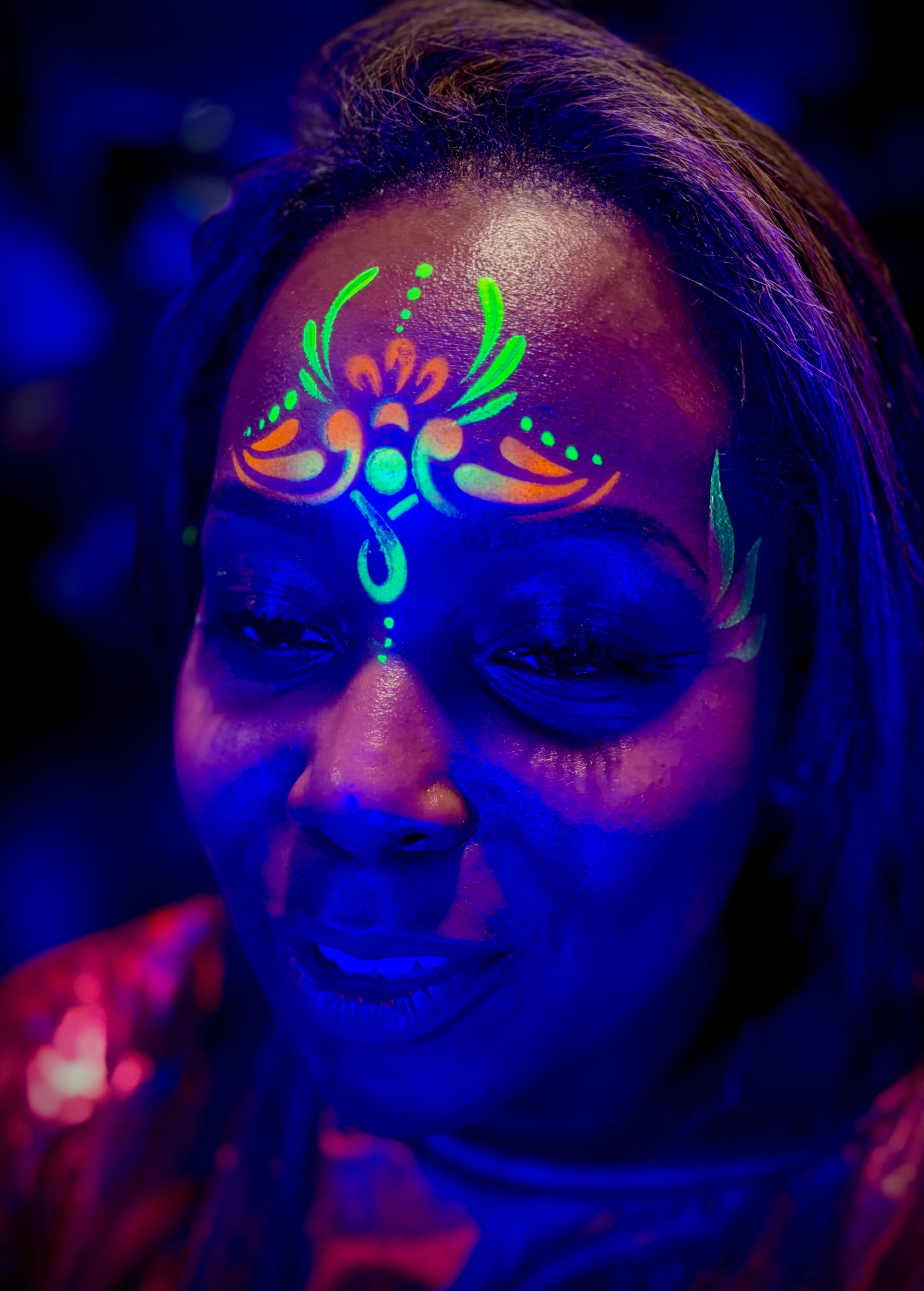 face painting enfant Néon-Fluo