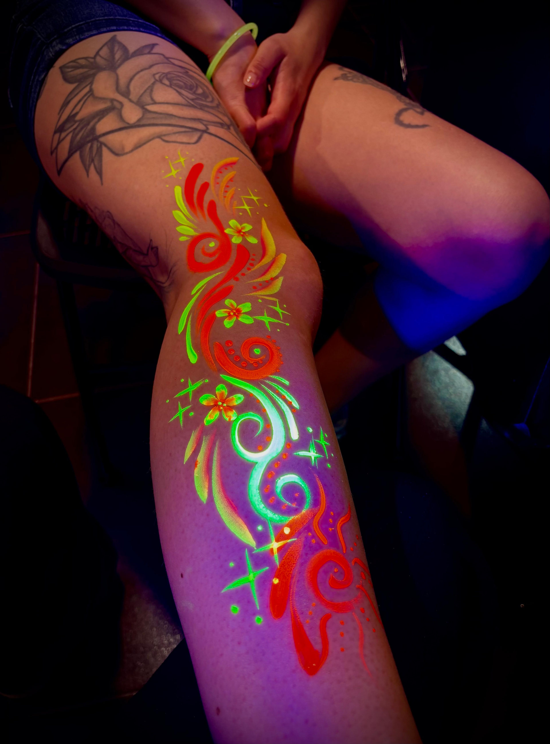 face painting enfant Néon-Fluo