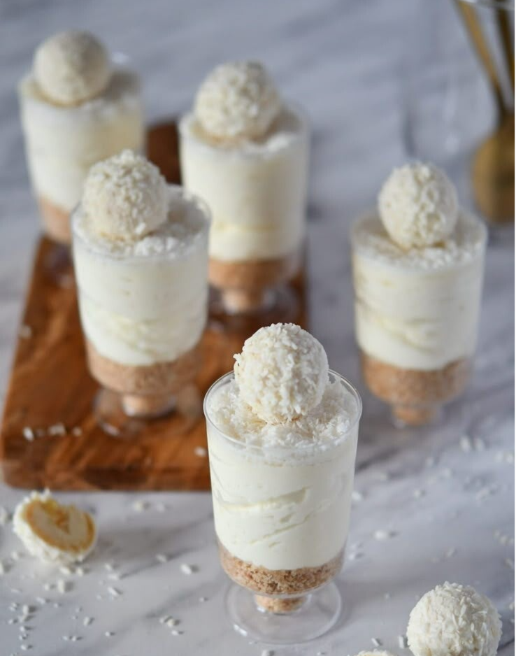 Deser Raffaello w kubeczku 🥥🤍